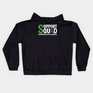 Support Squad Neurofibromatosis Awareness Kids Hoodie